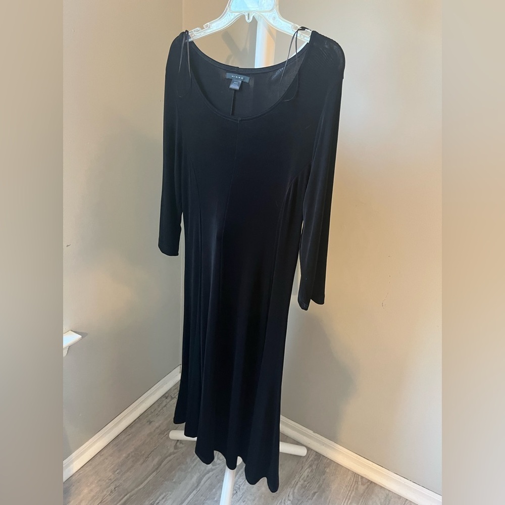 Kiara Classic Black Long Sleeve Dress